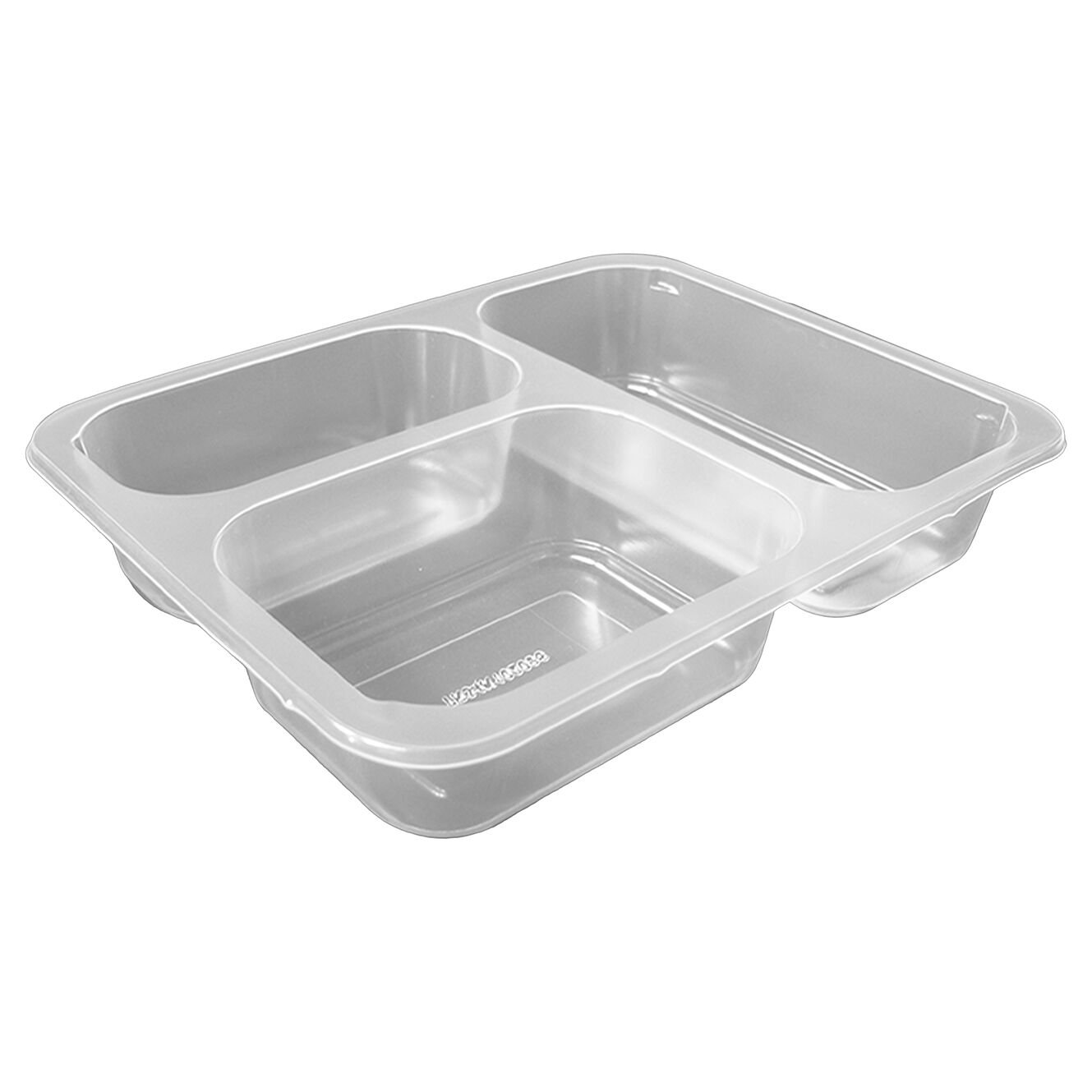 227x178 H:37 3 Bölmeli Yemek Kabı