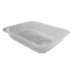 227x178 H:40 Yemek Kabı 660 Adet - Şeffaf