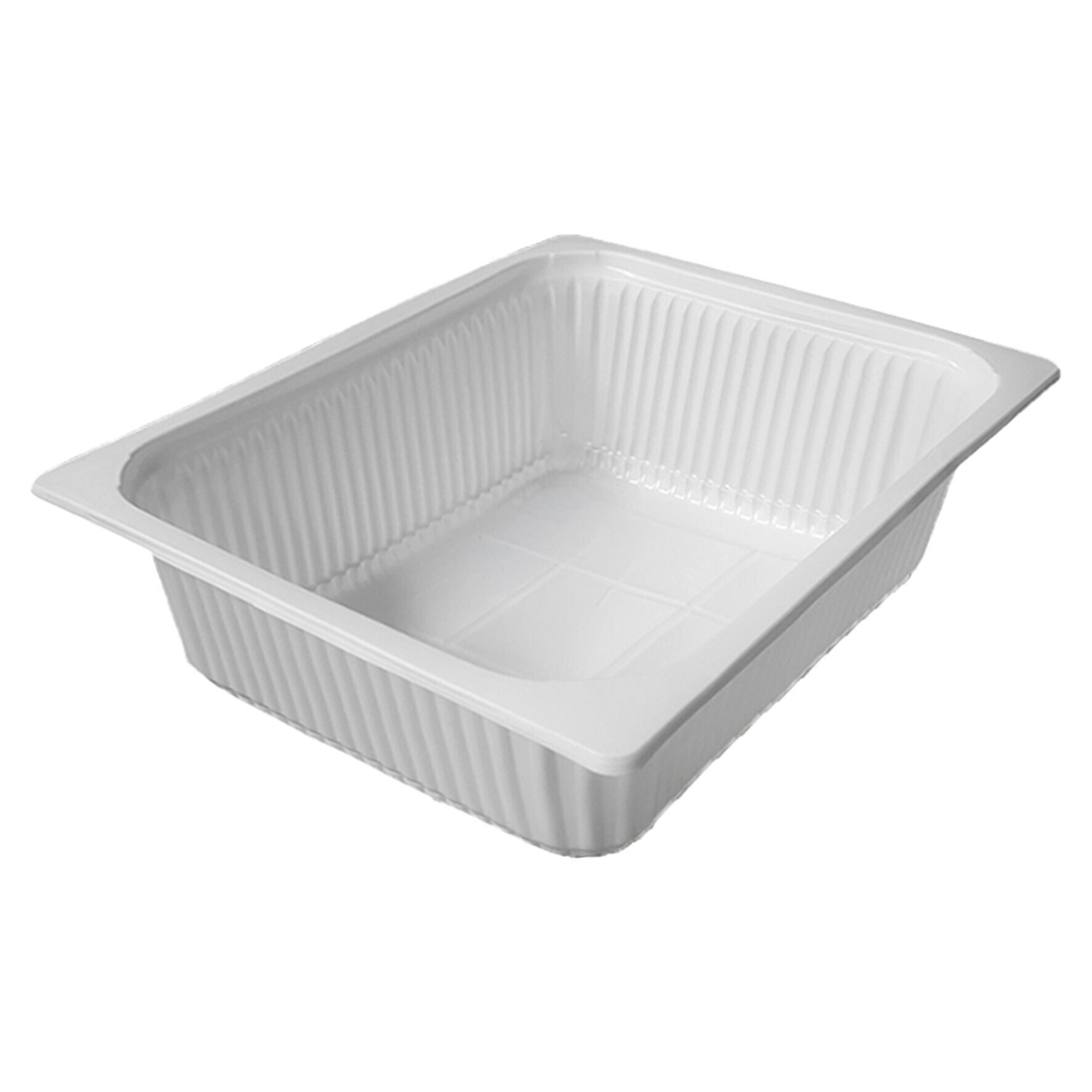 325x265 H:100 Beyaz Yemek Kabı CoPP